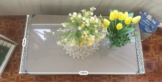 Conjunto Ratán Sintético Gris Terraza