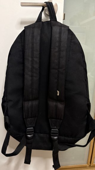 mochila escolar / universitaria negra VANS