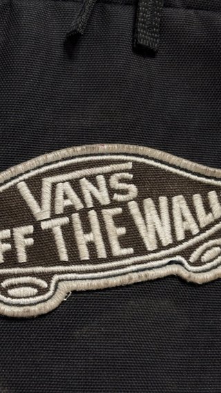 mochila escolar / universitaria negra VANS