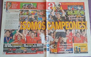 Periódicos Mundial y Eurocopa España