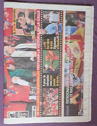 Periódicos Mundial y Eurocopa España