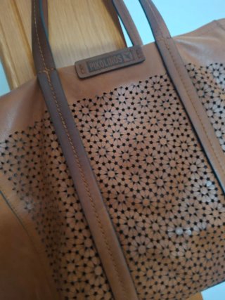 Bolso Pikolinos Piel Marrón