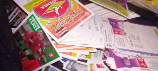 Lote de cromos de fútbol