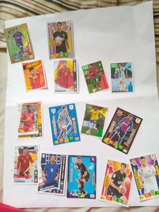 Lote de cromos de fútbol