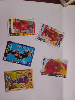 Lote de cromos de fútbol