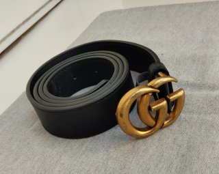 Cintura Gucci Donna Pelle Nero 110cm Originale bor