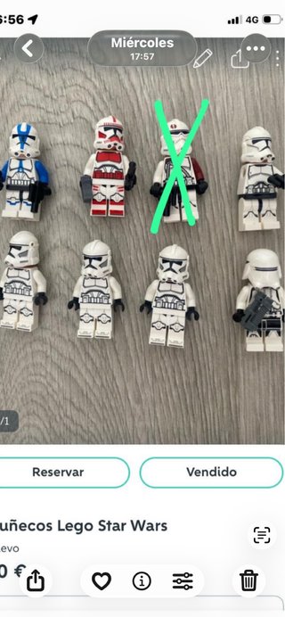 Muñecos Lego Star Wars