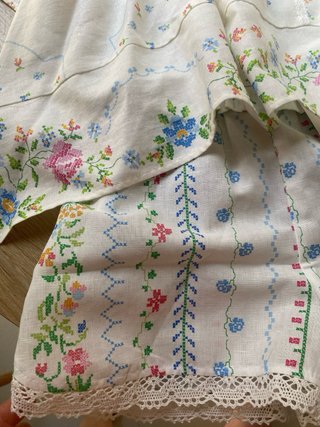 Conjunto Zara Lino Estampado Floral