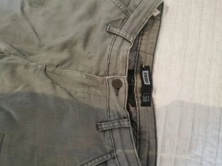 Pantalón cargo gris hombre talla 38