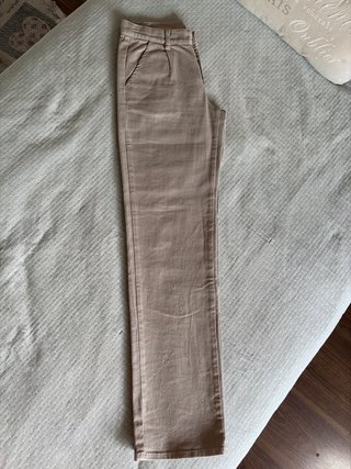 Pantalón Mujer Brandy Melville beige talla S