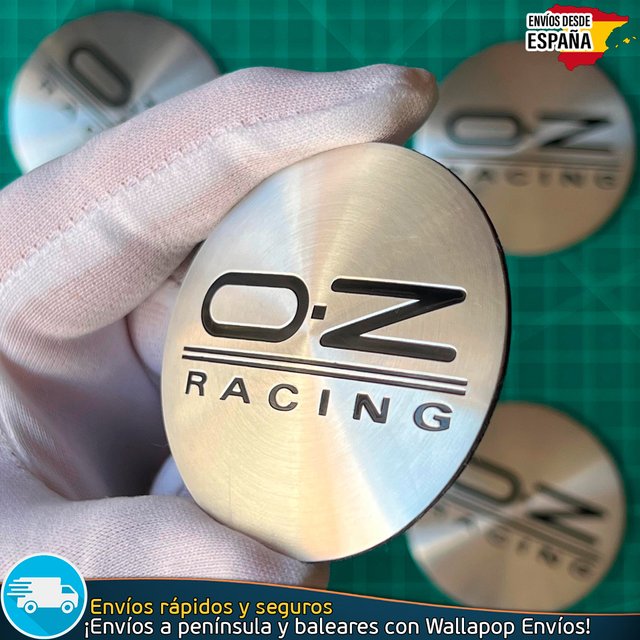 Emblema OZ Racing 56mm Tapacubos Centro Llantas