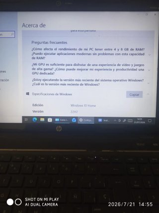 Portátil HP Negro