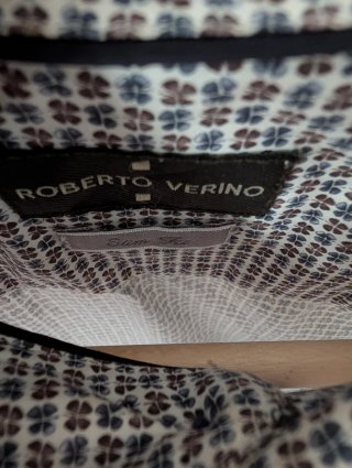 Camisa Roberto Verino Slim Fit Estampada Talla M