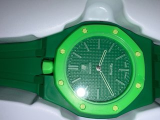 Relojes Trendy Fashion Watch (Negro y Verde) AP