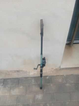 Caña de pescar con carrete wassap 644887465