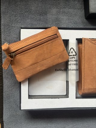 Cartera Piel de Luna Marrón, Cristian lay.
