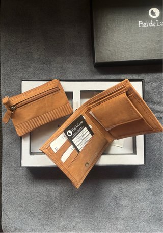 Cartera Piel de Luna Marrón, Cristian lay.