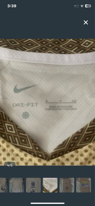 Camiseta Brasil Nike Parrot Beige/Marrón