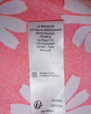 Vestido Mademoiselle La Redoute Naranja Flores