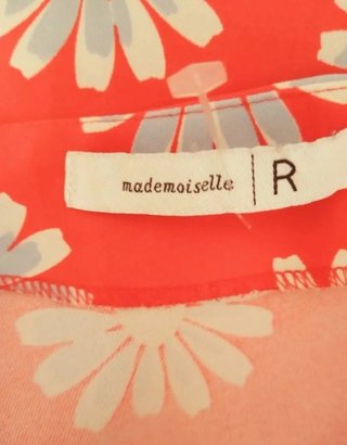 Vestido Mademoiselle La Redoute Naranja Flores