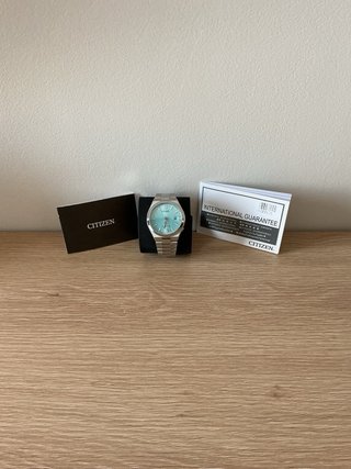 Reloj Citizen Tsuyosa 41mm Azul Turquesa