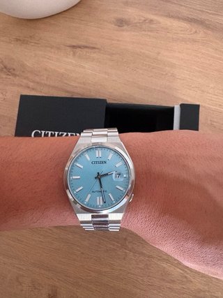 Reloj Citizen Tsuyosa 41mm Azul Turquesa