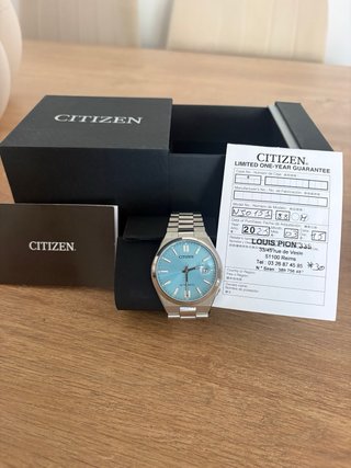 Reloj Citizen Tsuyosa 41mm Azul Turquesa