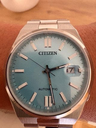 Reloj Citizen Tsuyosa 41mm Azul Turquesa