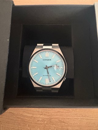 Reloj Citizen Tsuyosa 41mm Azul Turquesa