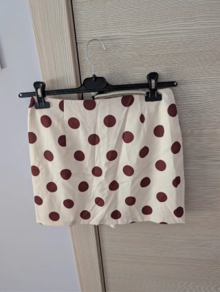 Conjunto lunares beige y marrón
