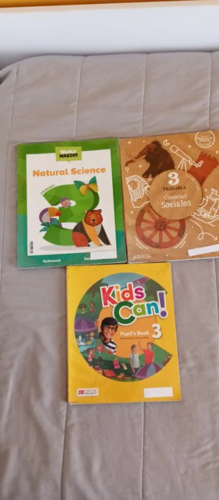 Science, Sociales e Inglés 3 primaria