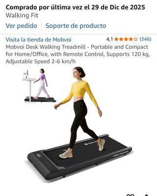 Cinta de andar para teletrabajo