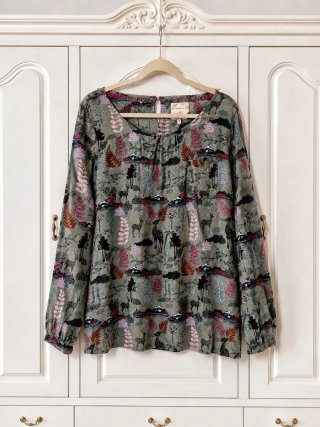 Blusa L Viscosa Estampado Animales