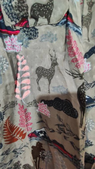 Blusa L Viscosa Estampado Animales