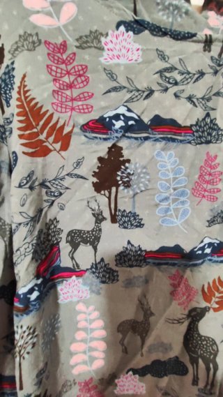Blusa L Viscosa Estampado Animales