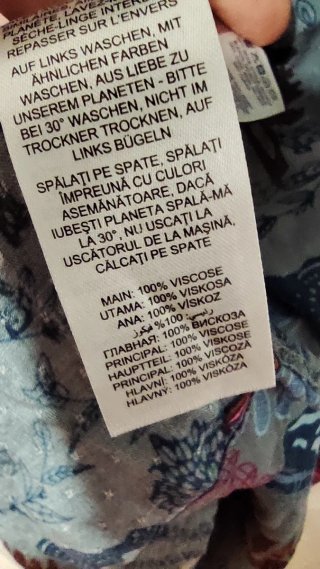 Blusa L Viscosa Estampado Animales