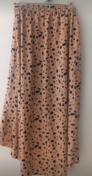 Falda larga estampado animal print