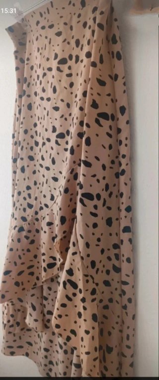 Falda larga estampado animal print