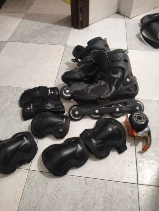 Patines Oxelo Talla 45 + Protecciones