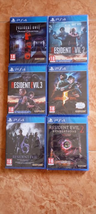 Colección 6 Juegos Resident Evil PS4