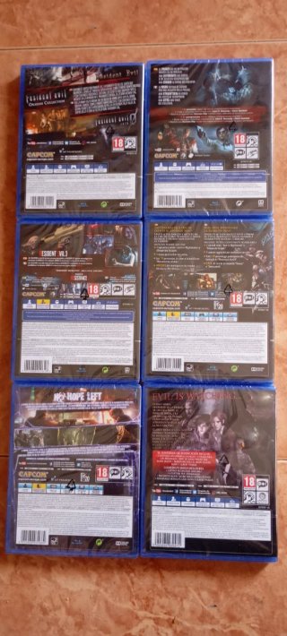 Colección 6 Juegos Resident Evil PS4