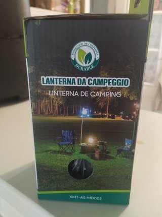 Linterna de camping a pilas Kmt Garden