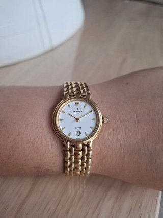 Reloj Festina Dorado Vintage