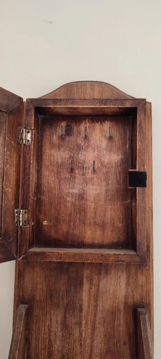 Colgador de llaves madera con cuadro