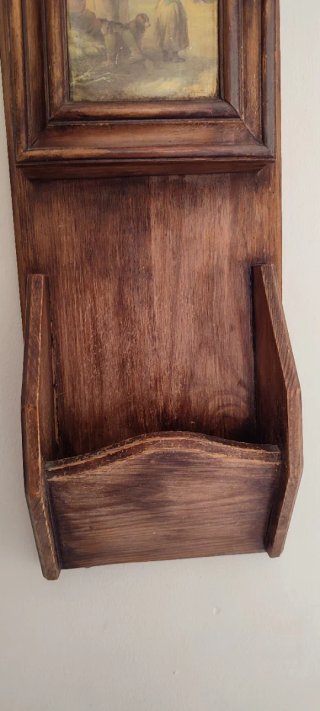 Colgador de llaves madera con cuadro
