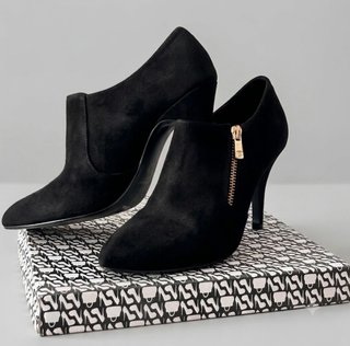 Botines Tacón Negro Primadonna