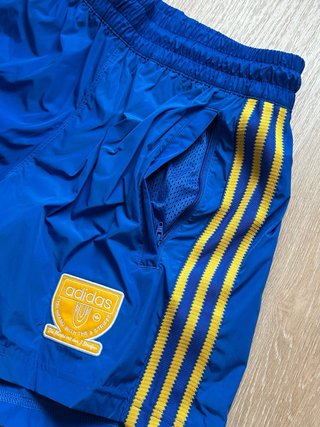 Shorts Adidas Talla XS Azul y Amarillo