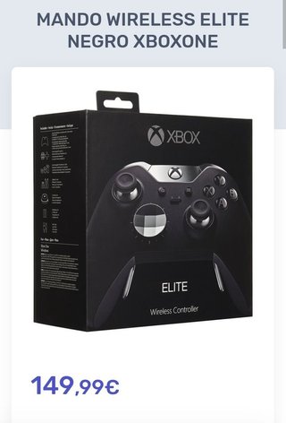 MANDO WIRELESS ELITE NEGRO XBOXONE MODEL 1698