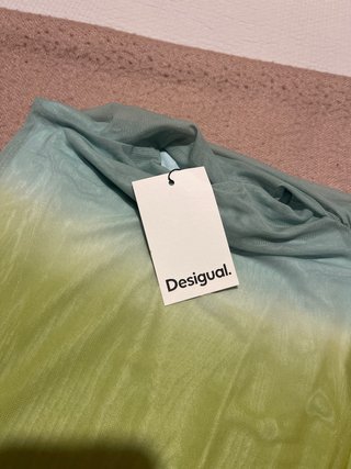 Vestido Desigual verde talla L sin estrenar