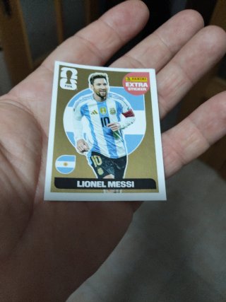 Cromo Panini Oro Messi Mundial 2026